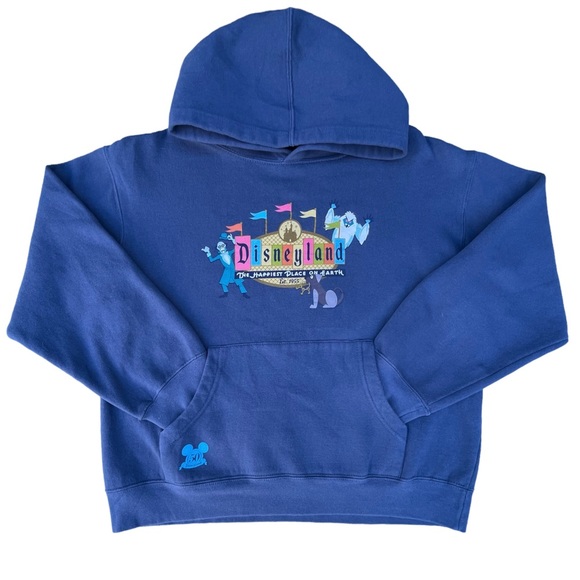 Disney Other - Disneyland Resort The Happiest Place On Earth Blue Hoodie Sweater